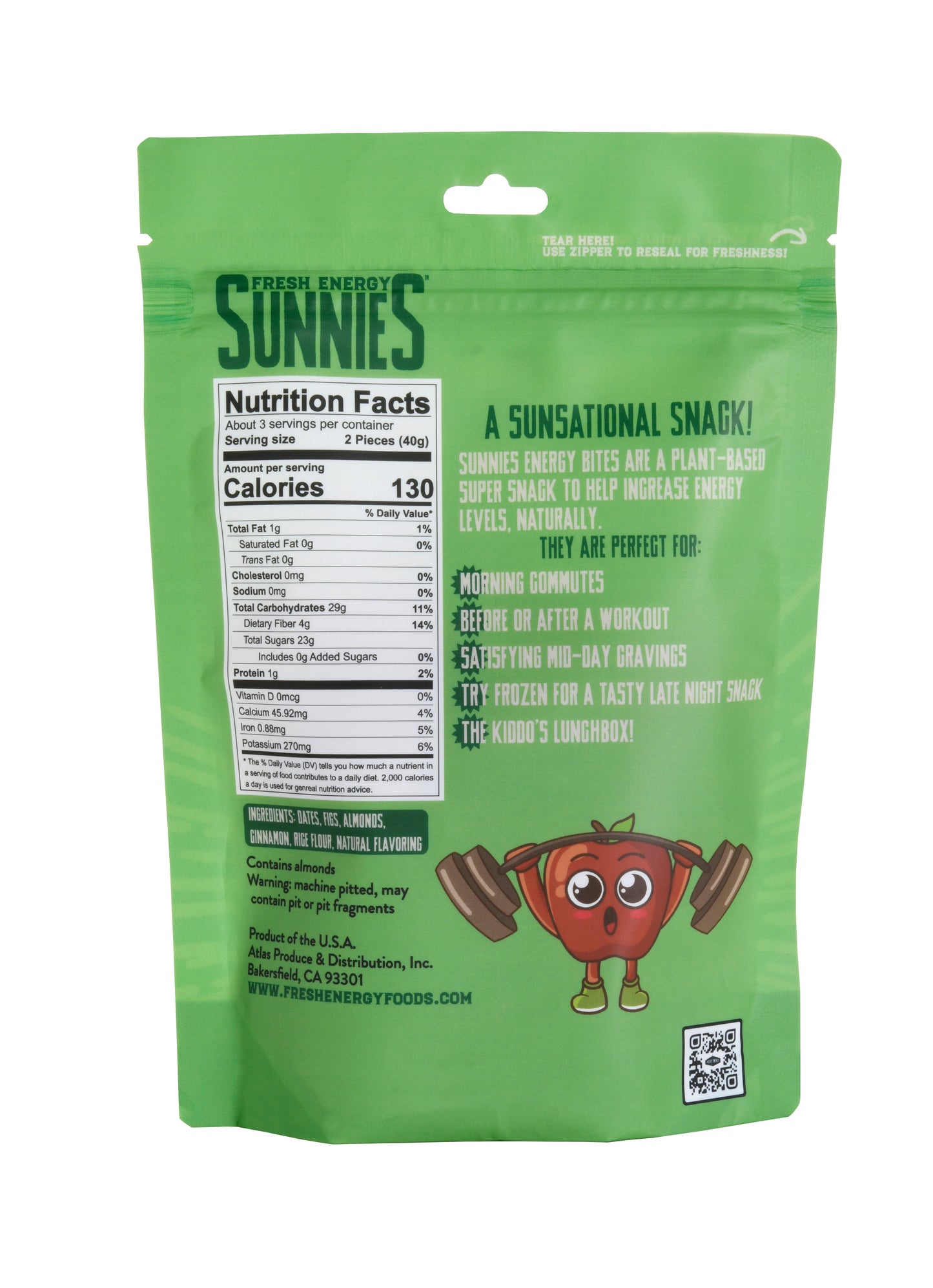 Fresh Energy Sunnies - Apple Cinnamon - 3 Pack