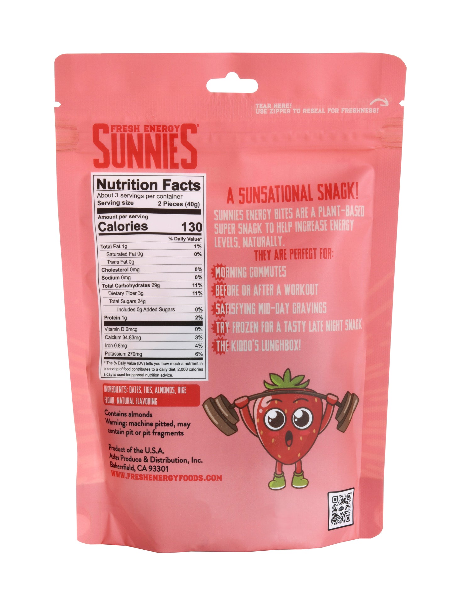 Fresh Energy Sunnies - Strawberry - 3 Pack
