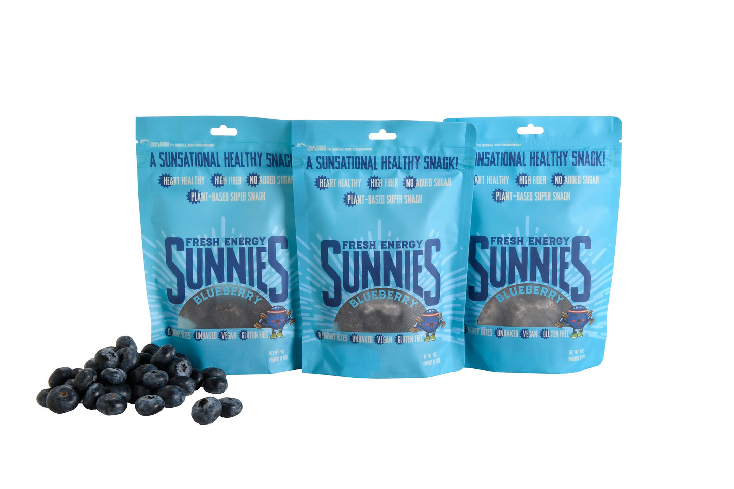 Fresh Energy Sunnies - Blueberry - 3 Pack